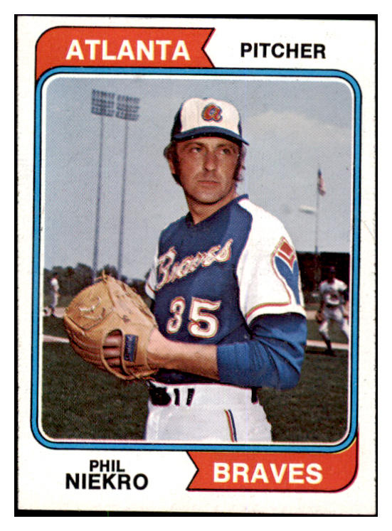 1974 Topps Baseball #029 Phil Niekro Braves NR-MT 504102