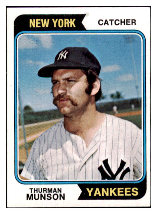 1974 Topps Baseball #340 Thurman Munson Yankees NR-MT 504104