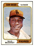 1974 Topps Baseball #250 Willie McCovey Padres EX 504105