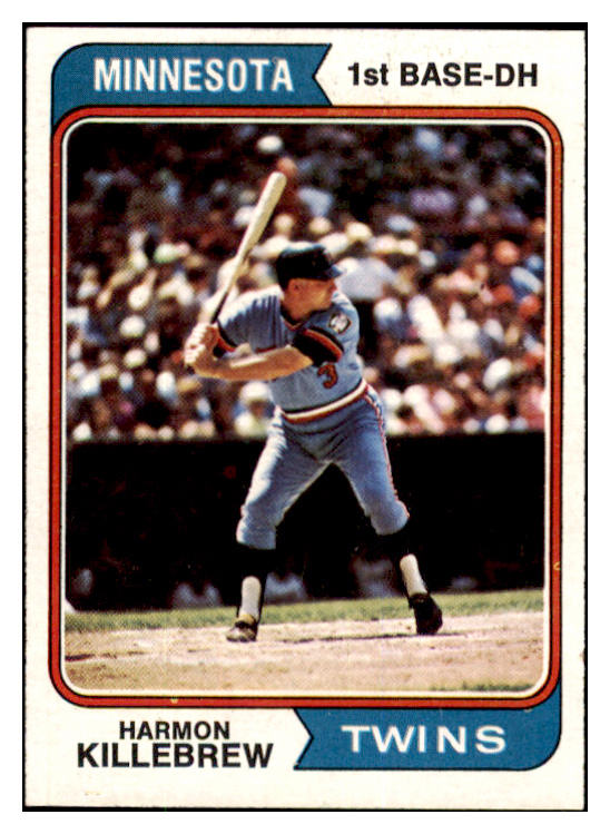 1974 Topps Baseball #400 Harmon Killebrew Twins NR-MT 504111