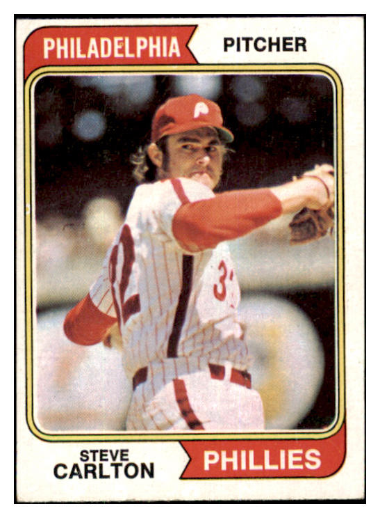 1974 Topps Baseball #095 Steve Carlton Phillies EX 504113