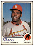 1973 Topps Baseball #190 Bob Gibson Cardinals EX 504117