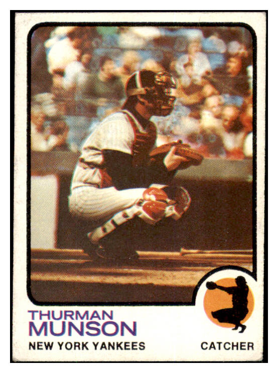 1973 Topps Baseball #142 Thurman Munson Yankees VG-EX 504126