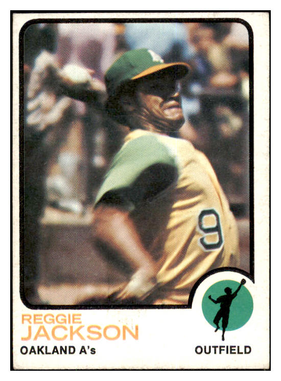 1973 Topps Baseball #255 Reggie Jackson A's EX 504127