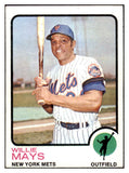 1973 Topps Baseball #305 Willie Mays Mets EX-MT 504128