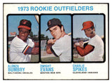 1973 Topps Baseball #614 Dwight Evans Red Sox EX 504146