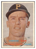 1957 Topps Baseball #199 Vern Law Pirates EX-MT 504160