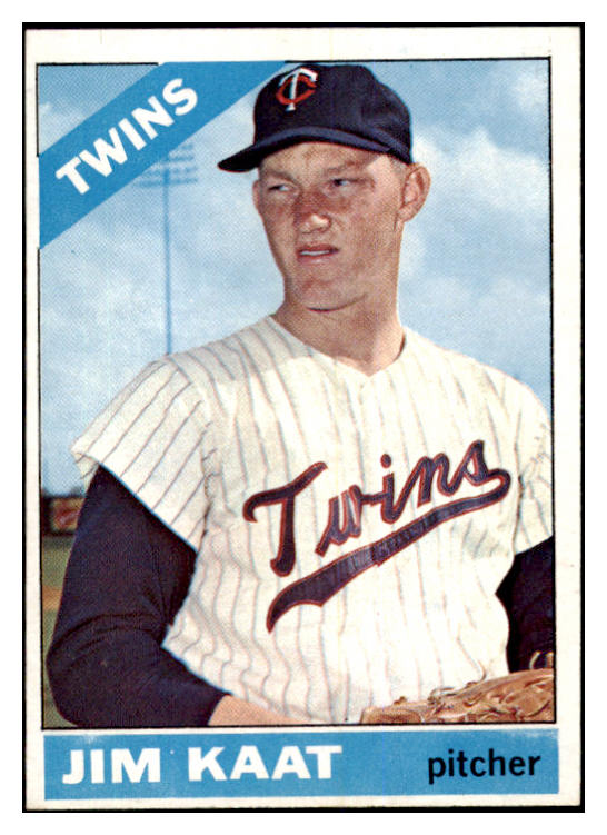 1966 Topps Baseball #445 Jim Kaat Twins EX-MT 504172