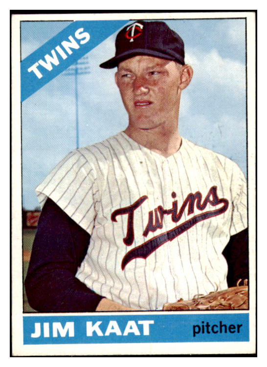 1966 Topps Baseball #445 Jim Kaat Twins EX-MT 504173