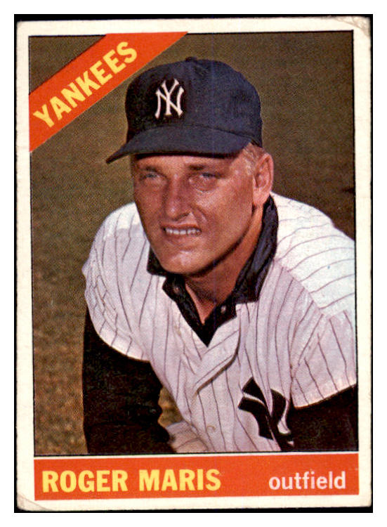 1966 Topps Baseball #365 Roger Maris Yankees VG 504176