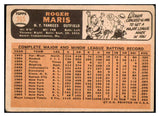 1966 Topps Baseball #365 Roger Maris Yankees VG 504176