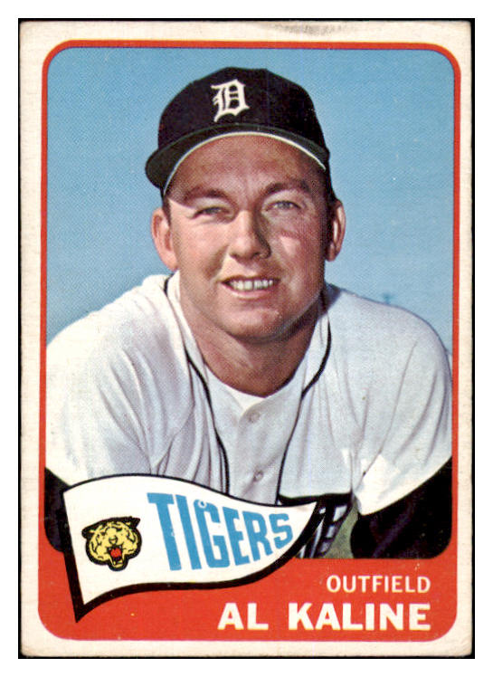 1965 Topps Baseball #130 Al Kaline Tigers EX 504180