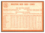 1964 Topps Baseball #579 Boston Red Sox Team NR-MT 504194