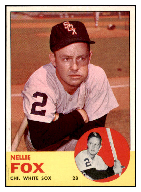 1963 Topps Baseball #525 Nellie Fox White Sox NR-MT 504196