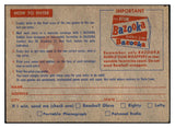 1957 Topps Baseball Contest Card June 22 EX+/EX-MT Unmarked 504210