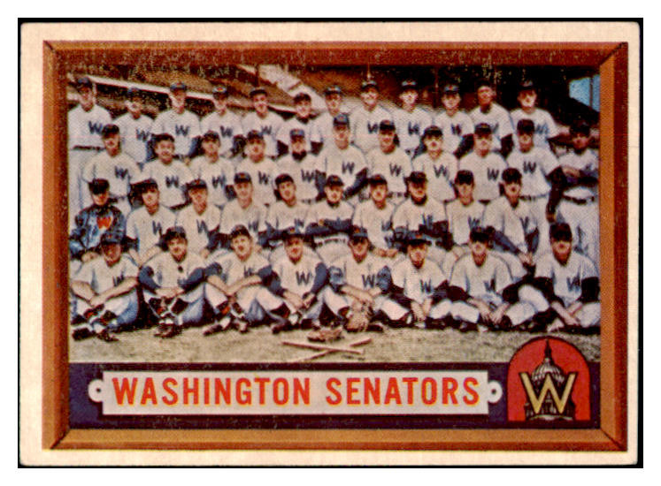 1957 Topps Baseball #270 Washington Senators Team EX+/EX-MT 504213