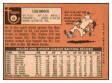 1969 Topps Baseball #085 Lou Brock Cardinals VG 504215