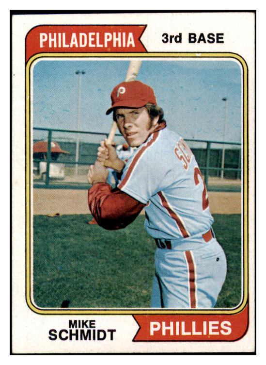 1974 Topps Baseball #283 Mike Schmidt Phillies NR-MT 504229