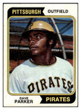 1974 Topps Baseball #252 Dave Parker Pirates NR-MT 504241