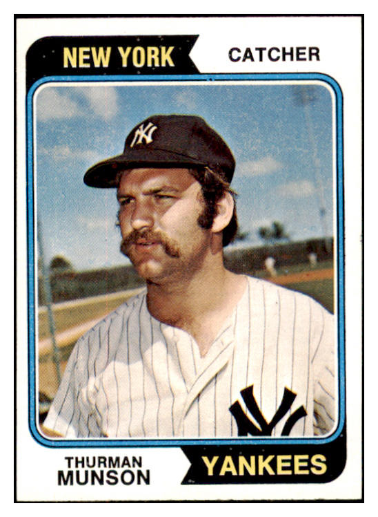 1974 Topps Baseball #340 Thurman Munson Yankees NR-MT 504249