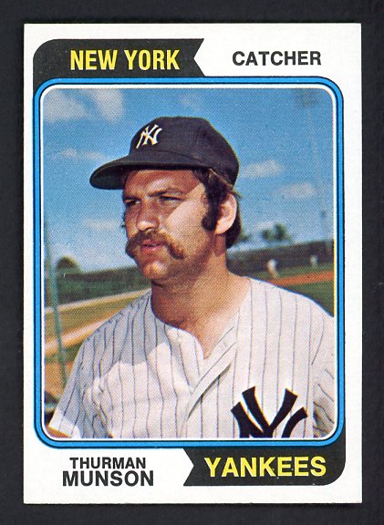 1974 Topps Baseball #340 Thurman Munson Yankees NR-MT 504250