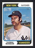 1974 Topps Baseball #340 Thurman Munson Yankees NR-MT 504250