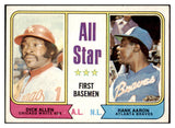 1974 Topps Baseball #332 Hank Aaron Dick Allen NR-MT 504258