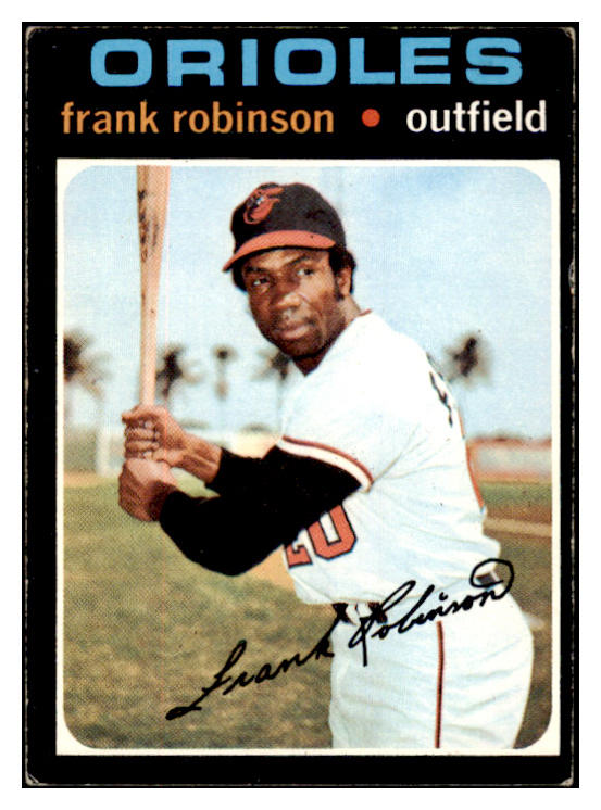 1971 Topps Baseball #640 Frank Robinson Orioles VG-EX 504268