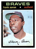 1971 Topps Baseball #400 Hank Aaron Braves VG-EX 504282