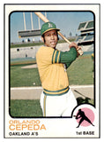 1973 Topps Baseball #545 Orlando Cepeda A's NR-MT 504299