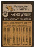 1973 Topps Baseball #545 Orlando Cepeda A's NR-MT 504299