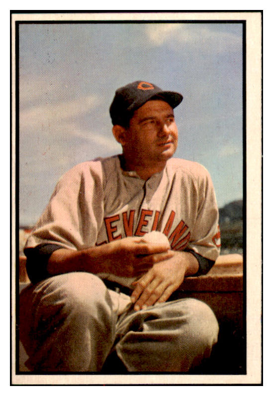 1953 Bowman Color Baseball #146 Early Wynn Indians EX-MT 504312