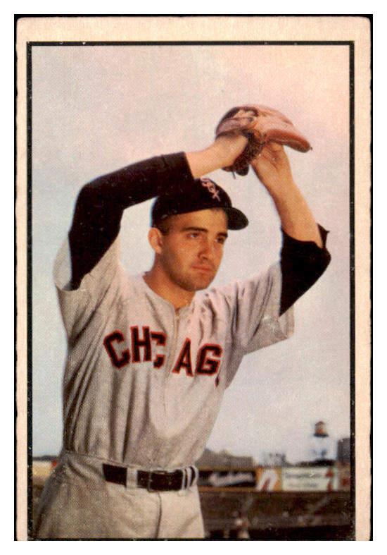 1953 Bowman Color Baseball #073 Billy Pierce White Sox VG 504318