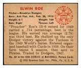 1950 Bowman Baseball #167 Preacher Roe Dodgers VG-EX 504330