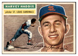 1956 Topps Baseball #077 Harvey Haddix Cardinals NR-MT Gray 504344