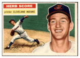 1956 Topps Baseball #140 Herb Score Indians EX-MT Gray 504350