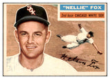 1956 Topps Baseball #118 Nellie Fox White Sox EX-MT Gray 504351