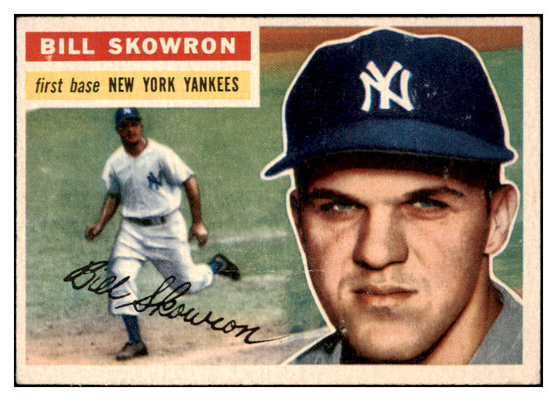 1956 Topps Baseball #061 Bill Skowron Yankees VG White 504353