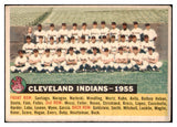 1956 Topps Baseball #085 Cleveland Indians Team EX Dated 504377