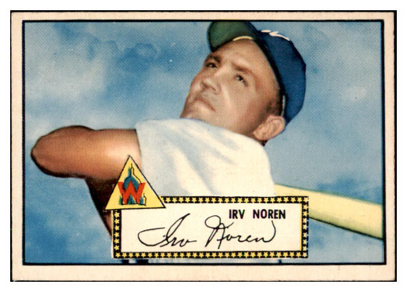 1952 Topps Baseball #040 Irv Noren Senators EX-MT Red 504415