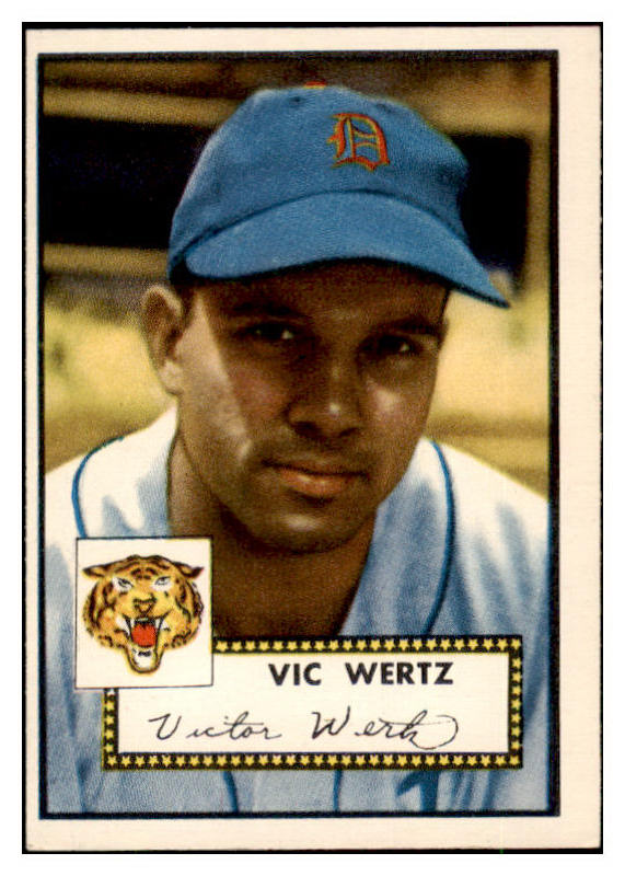 1952 Topps Baseball #244 Vic Wertz Tigers EX-MT 504419