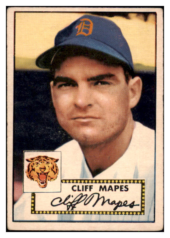 1952 Topps Baseball #103 Cliff Mapes Tigers VG 504437