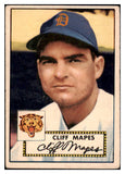 1952 Topps Baseball #103 Cliff Mapes Tigers VG 504437