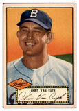 1952 Topps Baseball #053 Chris Van Cuyk Dodgers EX+/EX-MT Black 504440