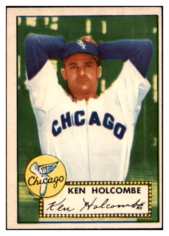 1952 Topps Baseball #095 Ken Holcombe White Sox EX 504446