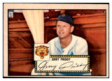 1952 Topps Baseball #028 Jerry Priddy Tigers EX Red 504451