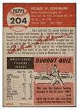 1953 Topps Baseball #204 Dick Bokelmann Cardinals EX-MT 504462