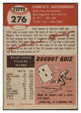 1953 Topps Baseball #276 Ken Raffensberger Reds EX-MT 504469