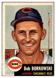 1953 Topps Baseball #007 Bob Borkowski Reds NR-MT 504476