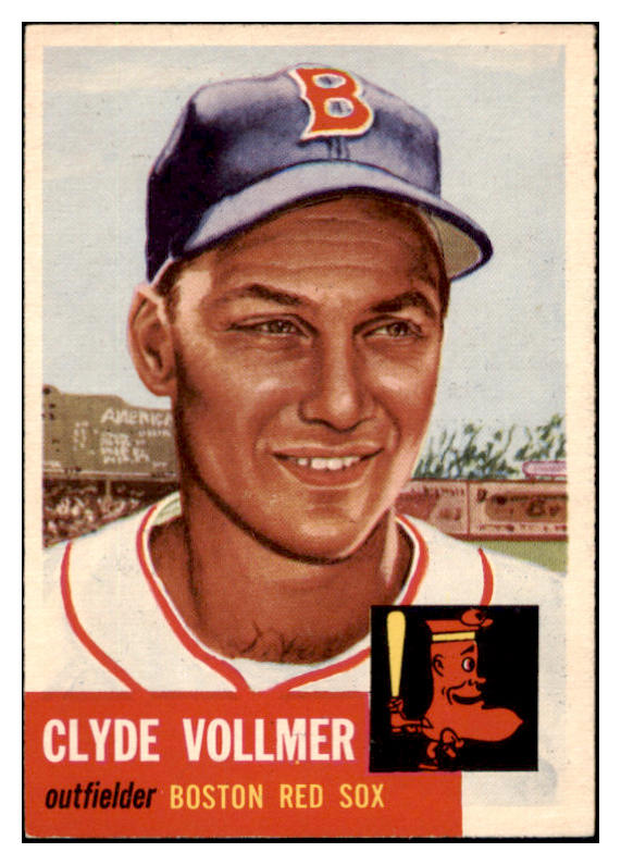 1953 Topps Baseball #032 Clyde Vollmer Red Sox NR-MT 504480